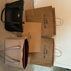 Tan Mollie Coach Tote